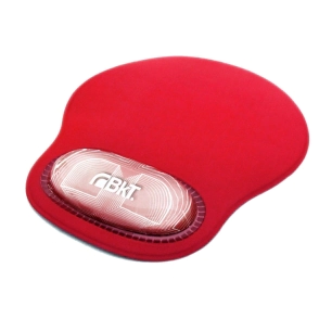 PAD MOUSE BKT-GEL ERGONOMICO ROJO