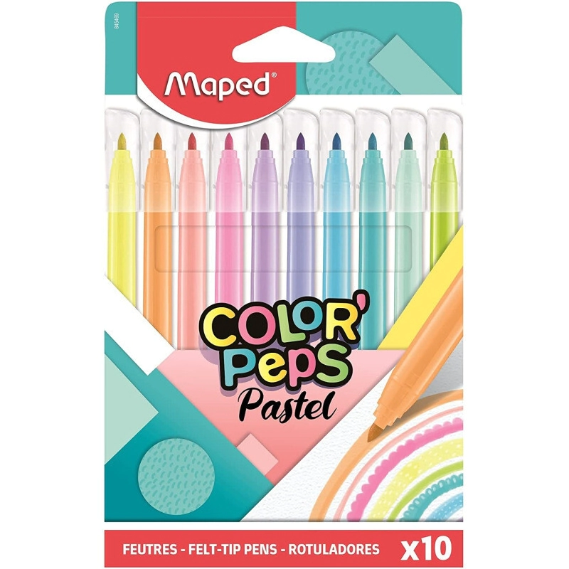 MARCADOR MAPED PASTEL x 10u