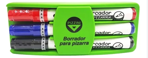BORRADOR PIZZINI + 3 MARCADORES AZ-NG-RJ
