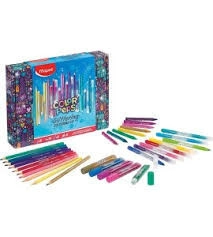 KIT MAPED DE COLOREO GLITTER 31 PIEZAS