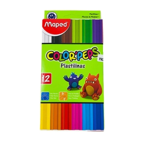 PLASTILINA MAPED COLOR PEPS x 12u SURTIDOS
