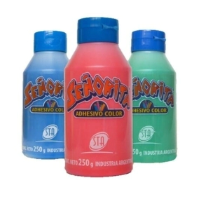 ADHESIVO SENORITA COLOR x 250grs