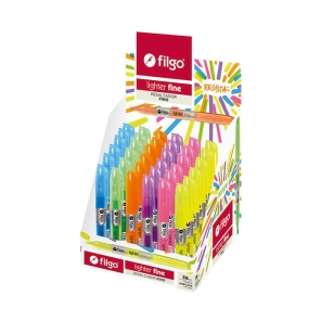 RESALTADOR FILGO LIGHTER FINE FLUO CAJA x 36u SURT