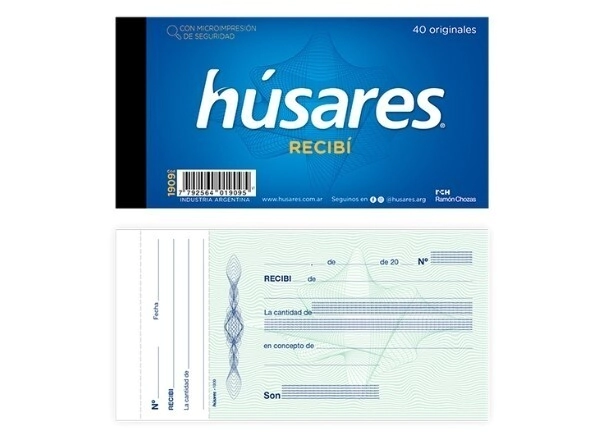 TALON HUSARES 1901 RECIBI GRANDE