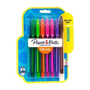 BOLIGRAFO PAPERMATE KILOMETRICO 100 x 8u SURTIDO