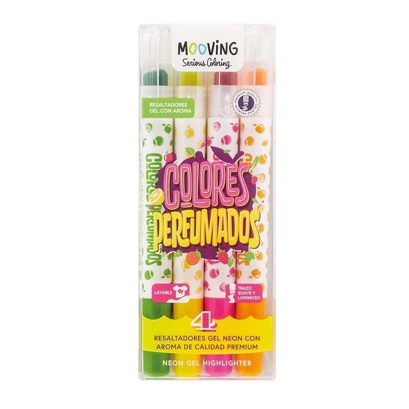 RESALTADOR MOOVING PERFUMADOS x 4u