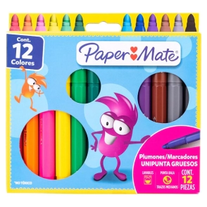 MARCADOR PAPERMATE JUMBO x 12u