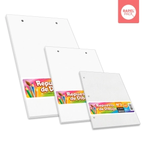 REPUESTO DIBUJO RAPEL PACK N*6 x 8hjs