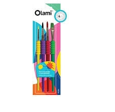 PINCEL OLAMI SET X 4 PI304