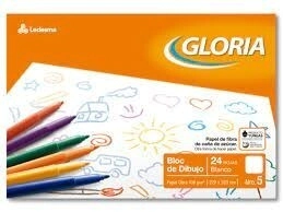 BLOCK GLORIA N*5 BLANCO x 24hjs