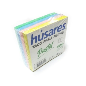 TACO HUSARES PASTEL 9 x 9cm x 400hjs