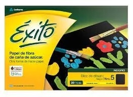 BLOCK EXITO DIB. N*5 NEGRO x 20hjs