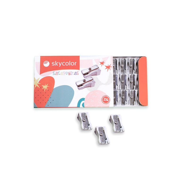 SACAPUNTA SKYCOLOR METALICO x 24u