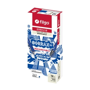 BOLIGRAFO FILGO BORRABLE BORRAX GEL SE 0,7mm AZUL