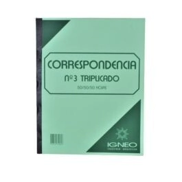 IGNEO CORRESPONDENCIA N* 3 TRIPLICADO 50hjs