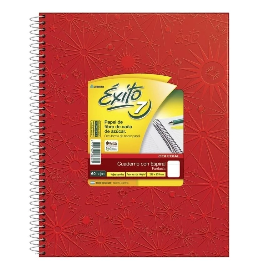 CUADERNO EXITO N*7 COLEGIAL x 60hjs