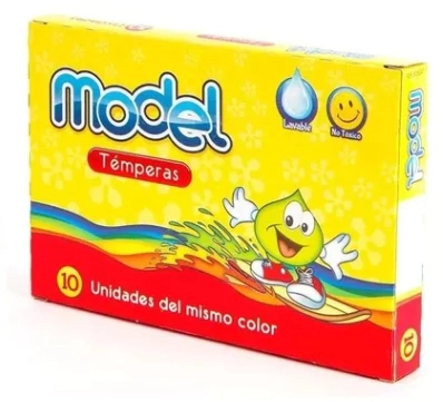 TEMPERA MODEL x 10u POR COLOR/SURTIDA