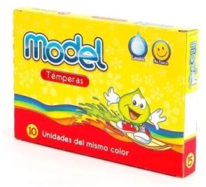 TEMPERA MODEL x 10u POR COLOR/SURTIDA