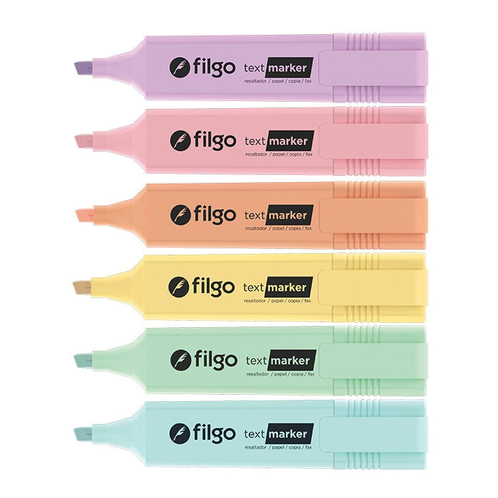 RESALTADOR FILGO TEXT MARKER PASTEL