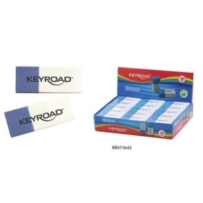 GOMAS KEYROAD L/T AZUL Y BLANCA x 30u