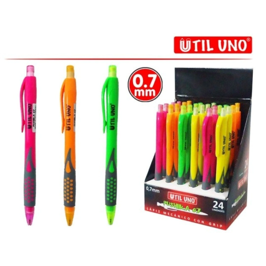 LANZAMINA UTIL UNO PUSHKA 0.7mm CON GRIP