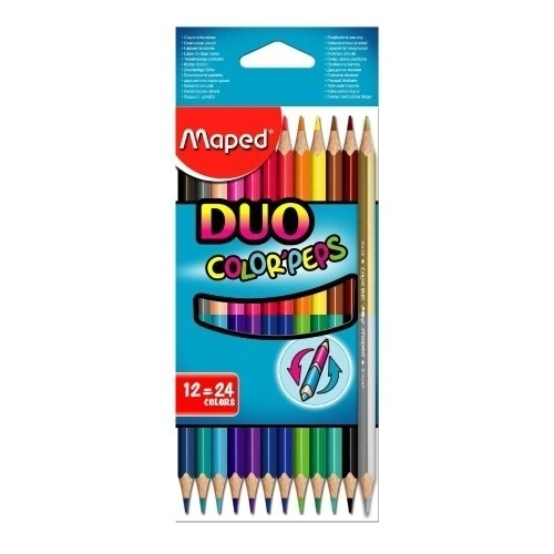 LAPICES COLOR MAPED BICOLOR x 12u