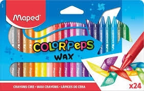 PINTURITAS MAPED COLOR PEPS WAX x 24u