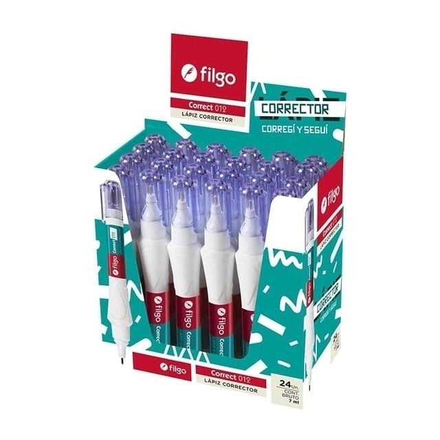 LAPIZ CORRECTOR FILGO 7ml x 24u