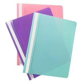 CARPETA LAMA A4 BASE OPACA x 12u PASTEL