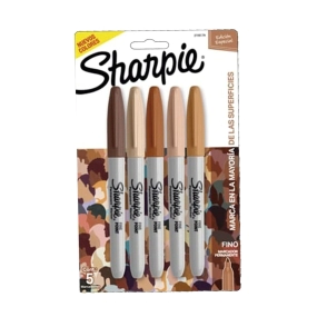 MARCADOR SHARPIE FINE RETRATOS x 5u