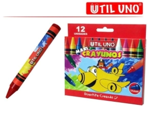 PINTURITAS UTIL UNO MAXI CRAYUNOS x 12u
