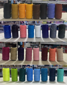HILO TODOTEX ENCERADO COLOR x 70mts