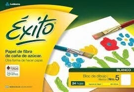 BLOCK EXITO DIB. N*5 BLANCO x 24hjs
