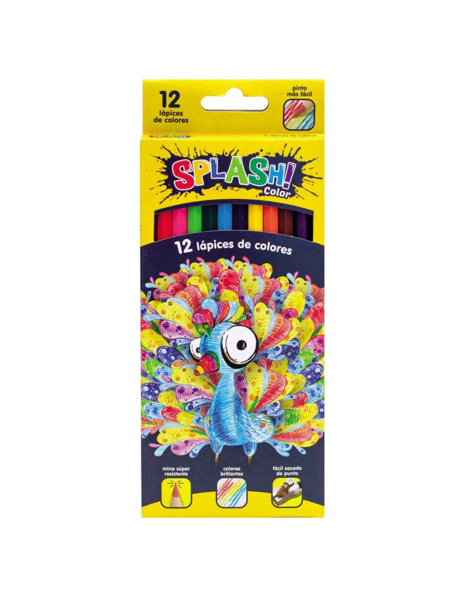 LAPICES COLOR SPLASH x 12L
