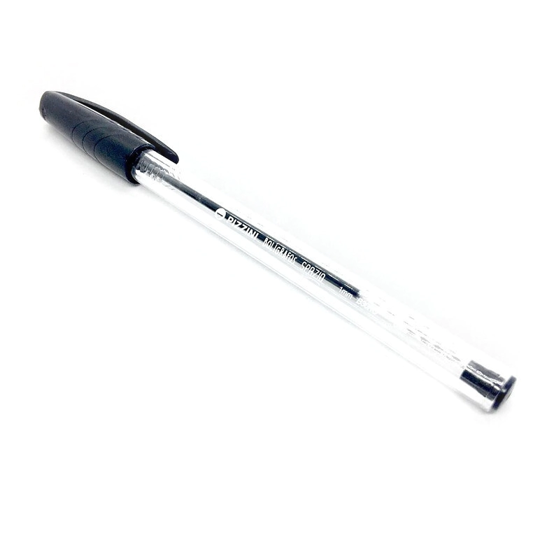 BOLIGRAFO PIZZINI SPAZIO x 50u NEGRO