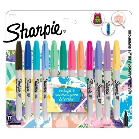 MARCADOR SHARPIE SET PASTEL x 12u