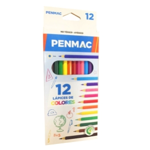 LAPICES COLOR PENMAC x 12 LARGOS