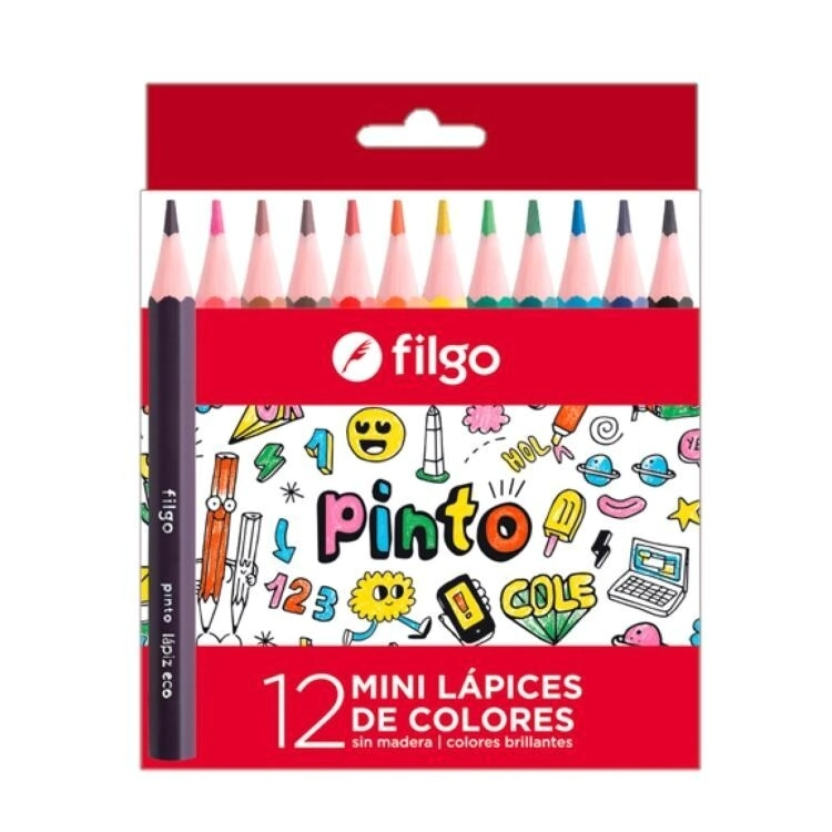 LAPICES COLOR FILGO x 12 CORTO