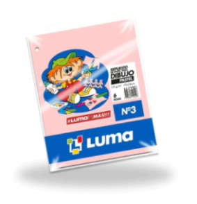 SEPARADOR LUMA CART PASTEL N&ordm;3 x 6hjs