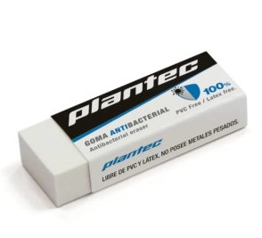GOMAS PLANTEC P/LAPIZ ANTIBACTERIAL