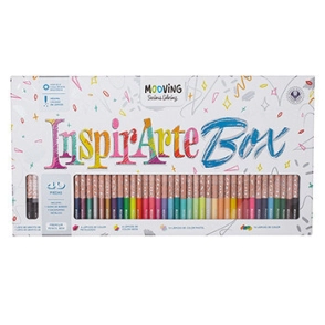 LAPICES COLOR MOOVING INSPIRARTE BOX x 40u