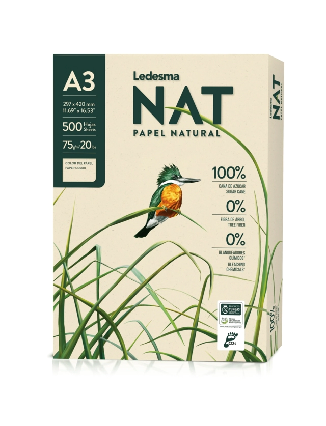 PAPEL LEDESMA A3 NATURAL 75grs x 500hjs