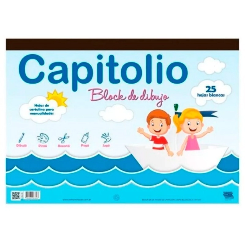 BLOCK CAPITOLIO N.5 BLANCO x 24hjs