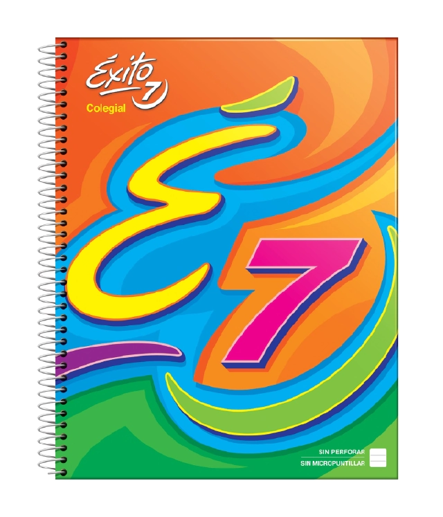 CUADERNO EXITO N*7 COLEGIAL 1-2-3 x 60hjs CD