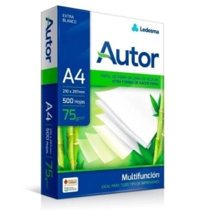 PAPEL LEDESMA A4 75gr 21 x 29.7 x 500hjs