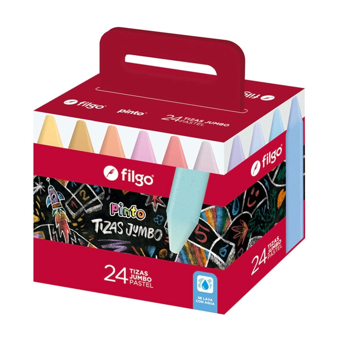 TIZA FILGO JUMBO x 24u PASTEL