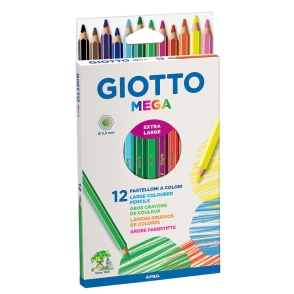 LAPICES COLOR GIOTTO MEGA x 12u