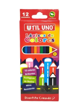 LAPICES COLOR UTIL UNO x 12u