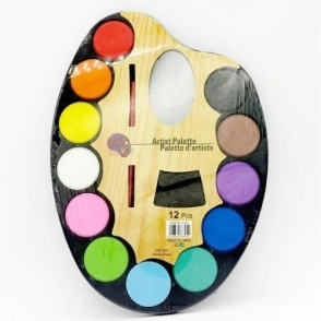ACUARELA ARTIST PALETTE x 12c + PINCEL