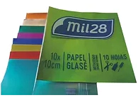 PAPEL GLACE MIL28 METALIZADO x 10hjs